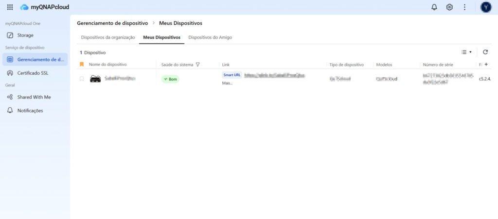 myQNAPcloud interface myQNAPcloud interface